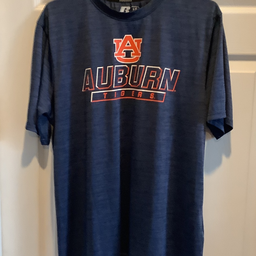 Russell‎ Athletic Navy Auburn Tigers Short-Sleeve Tee with Orange Logo